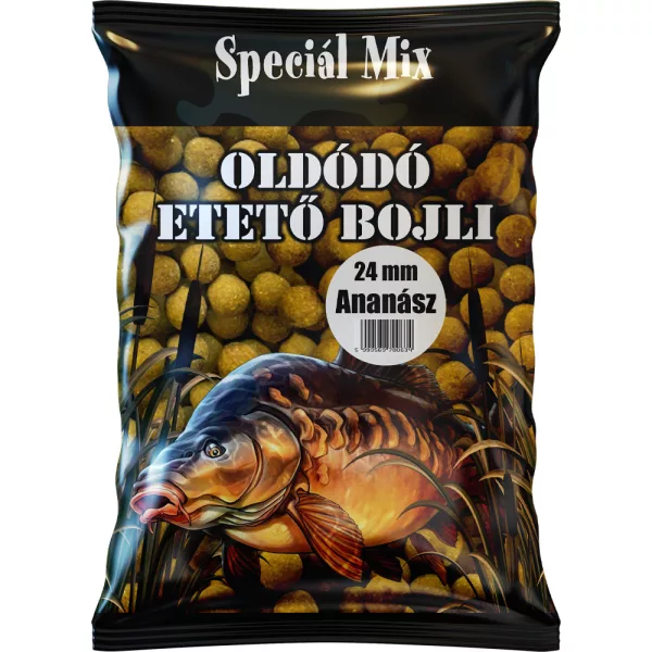 Speciál Mix 24mm Ananas Auflösender Futterboilie 1kg