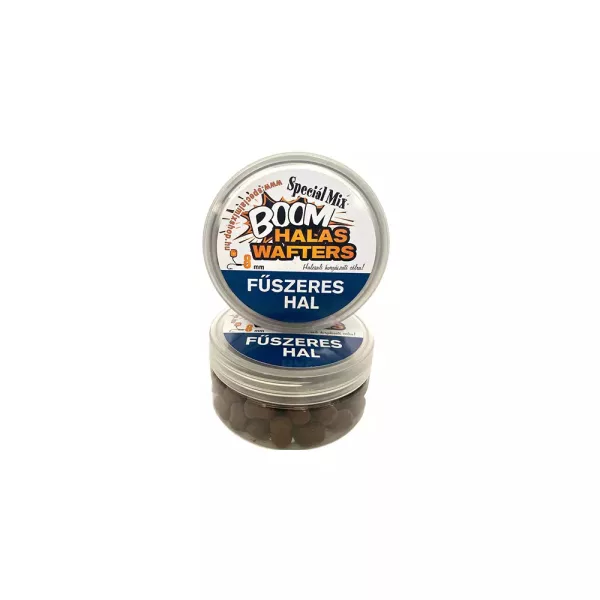 Speciál Mix 8mm Würziger Fisch Boom Lösliche, Fisch Wafters Dumbell 20gr