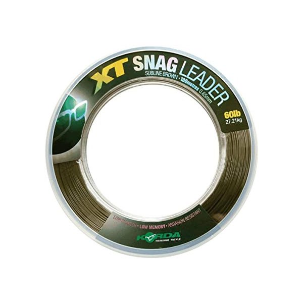 Korda XT Snag Leader 0,60mm 60lb Nylon 100m - Boili-Vorfach