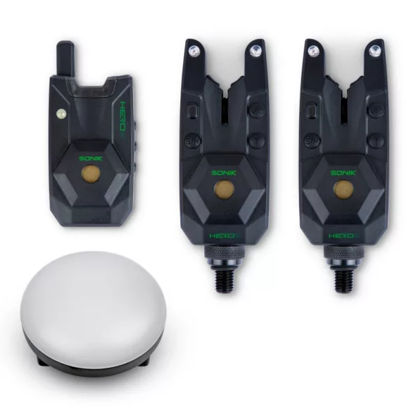 Sonik Herox Bite Alarm Set 2+1+Bl Teiliges Elektronisches Bissanzeiger Set