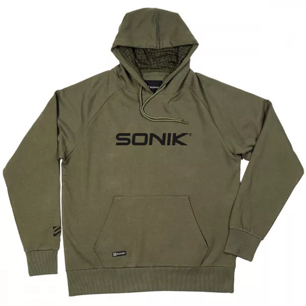 Sonik Grüner Kapuzenpullover 2XL