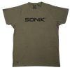 Sonik Raglan Grünes T-Shirt XL