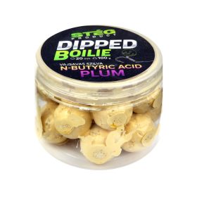   Stég Dipped Boilie 20mm Buttersäure-Pflaume Hakenköder Boilie 100gr