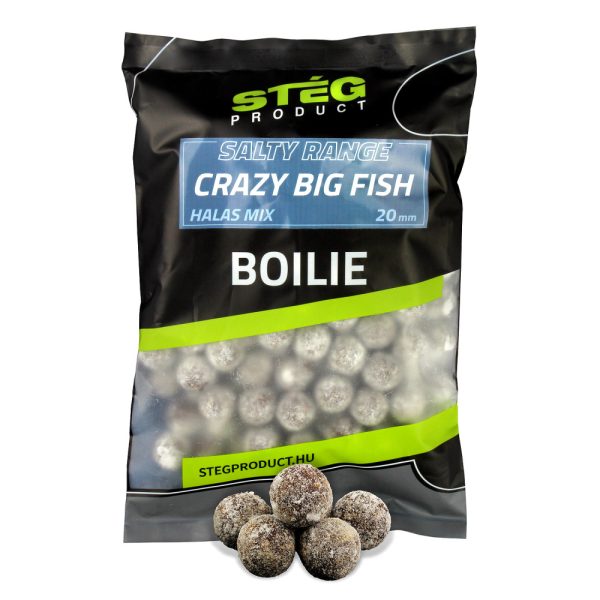Stég Salzig Bojli Serie - Crazy Big Fish Fisch-Mix 20mm 800g