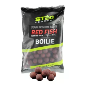   Stég Four Season Serie Boilie Red Fish Fűszeres-Halas 20mm Etető Bojli 800gr