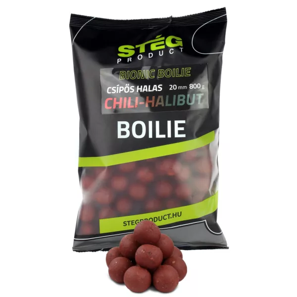 Stég Bionic 20mm Scharf-Fischig Futterboilie 800gr