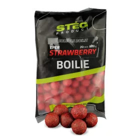 Stég Soluble Boilie Strawberry 20mm Futterboilie 800gr