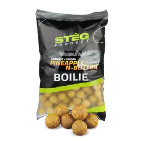   Stég Soluble Boilie Ananas-N-Buttersäure 20mm Futterboilie 800gr