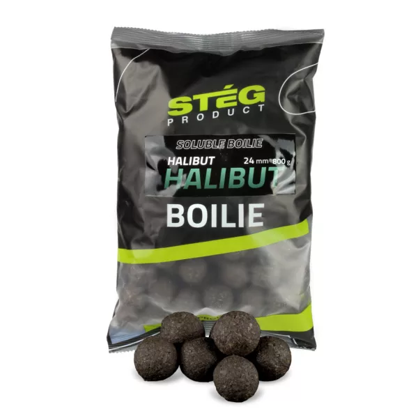 Stég Soluble 24mm Halibut Lösliche Futterboilie 800gr
