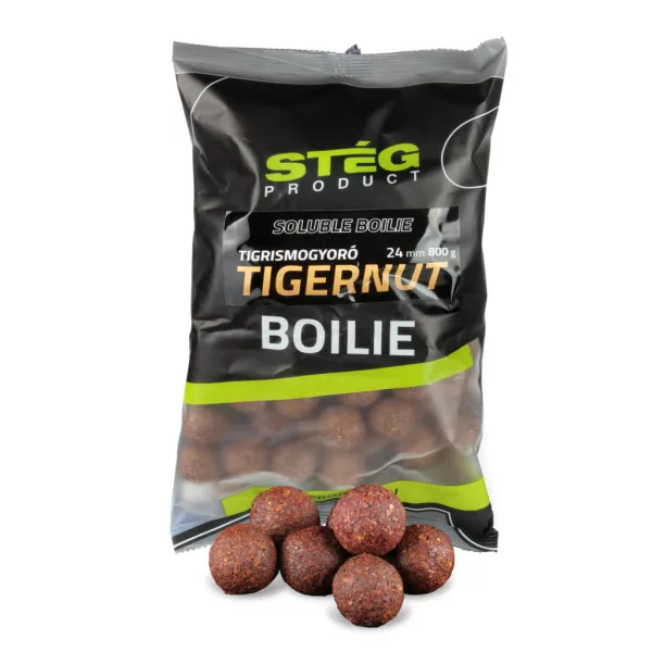 Stég Soluble Boilie Tigernut 24mm Futterboilie 800gr