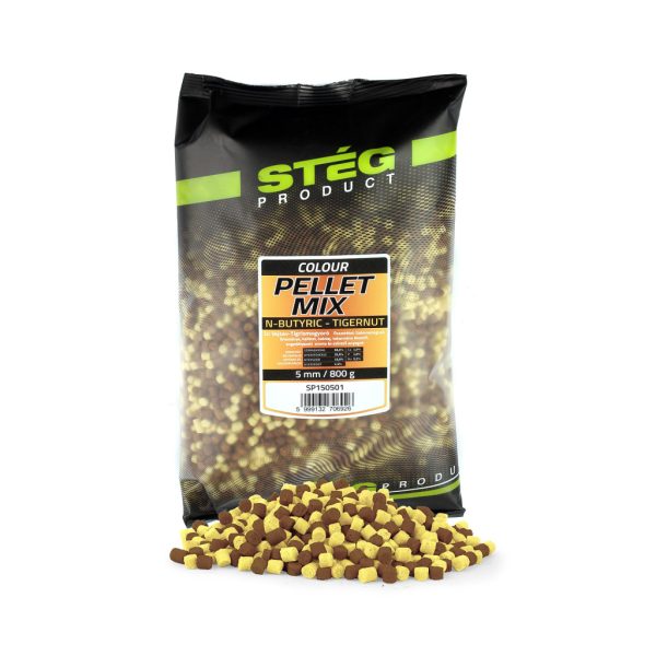 Stég Pellet-Mix 5mm Buttersäure-Tigernuss Pellet 800gr