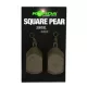 Korda Square Pear Swivel Blister Boilie-Blei 84gr