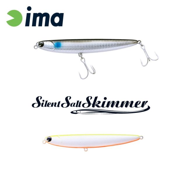 Ima Silent Salt Skimmer 11cm 13gr 102 Chart Back Pearl Wobbler
