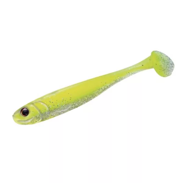 Major Craft Stabi Shad Slim 10,2cm #005 Chart Silver Gummifisch 4er-Pack