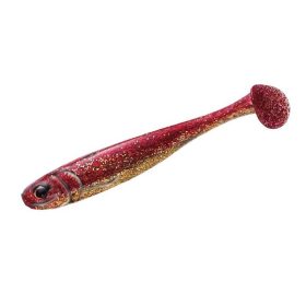   Major Craft Stabi Shad Slim 12,7cm 13,4gr #001 Red Gold Gummifisch 4 Stk.