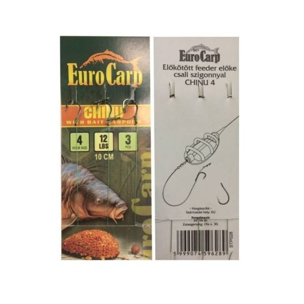 EuroCarp vorgebundene geflochtene Feeder-Vorfach Chinu 4