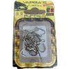 Vargas Catarzis Buffalo Hooks Ösen-, Widerhaken-Drillingshaken für Welse #1/0