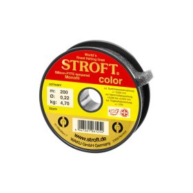 Stroft Color Black Fekete 0,22mm 200m Monofil Főzsinór