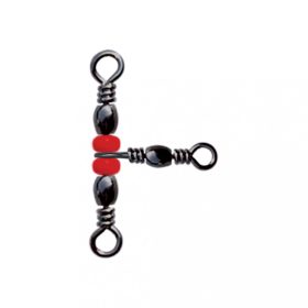   Sunset - TRIPLE SWIVEL W/ BEADS ST-S-1706 12X14 14K X6 - Wirbelkarabiner