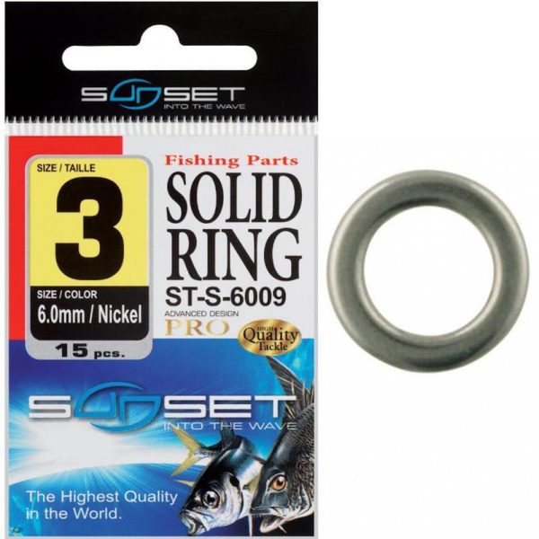Sunset - SOLID RING ST-S-6009 N1 4.8MM X15 - Metallring