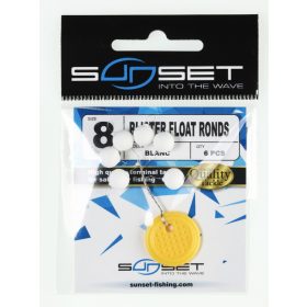 Sunset - BLISTER FLOAT ROUND WHITE 8mm - Stopper