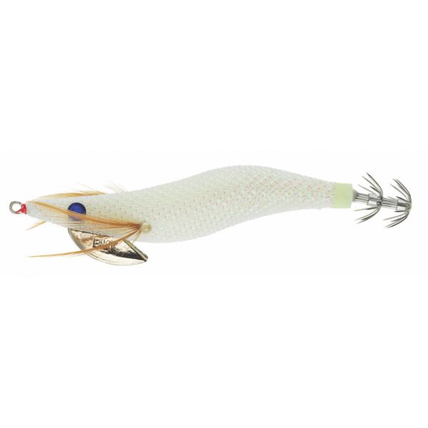 Sunset - SUNSQUID BAD GAMBAS SINKING 11CM SUPER GLOW ALL WHITE - Tintenfischköder