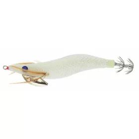   Sunset - SUNSQUID BAD GAMBAS SINKING 6,5CM SUPER GLOW ALL WHITE - Tintenfisch-Jig