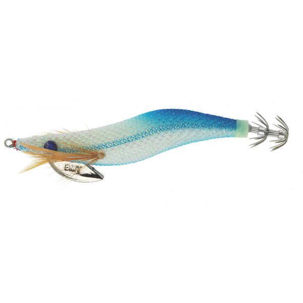 Sunset - SUNSQUID BAD GAMBAS SINKING 9,5CM SUPER GLOW BLUE - Tintenfisch-Jig