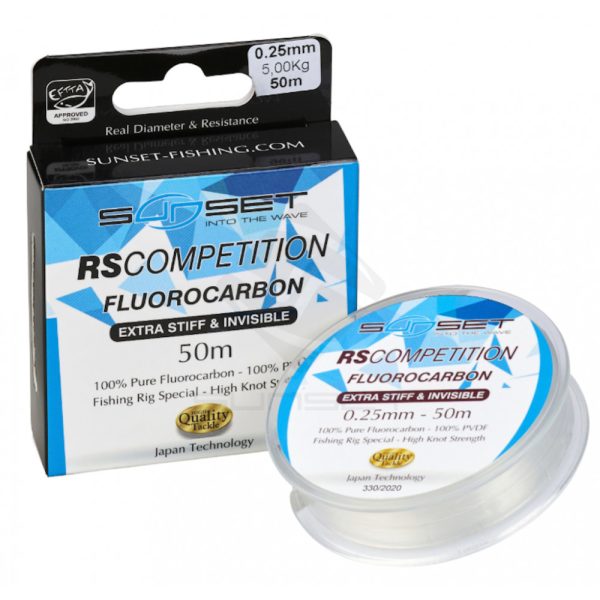 Sunset - FLUOROCARBON EXTRA STEIF RS COMPETITION 0,20mm 50M - Fluorocarbon