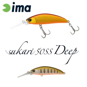 Ima Sukari 50SS Deep 5cm 5gr 120 Pearl Yamame Trout Wobbler