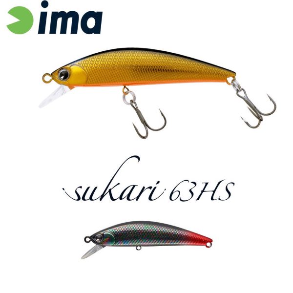 Ima Sukari 63HS 6,3cm 8gr 014 Titanium Black 2 Wobbler