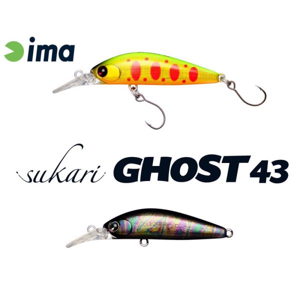 Ima Sukari Ghost 43SU 4,3cm 2,4gr 009 Titanium Black Wobbler