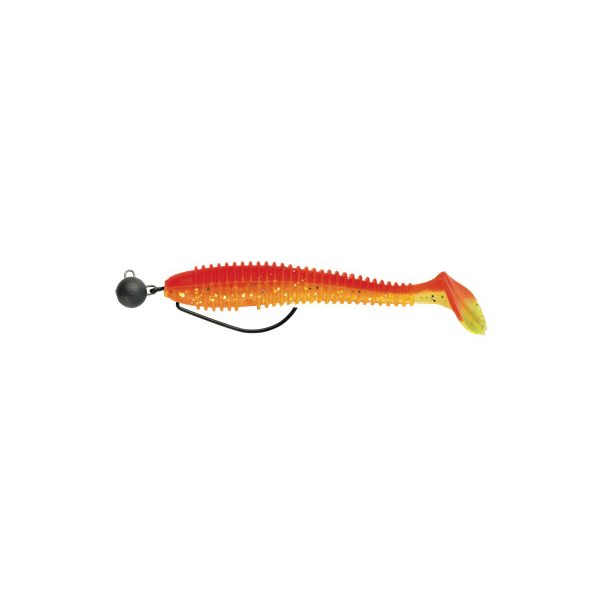 Swimy Cheburashka Galfion Fat Shad Rig Gummifisch K040 120mm - 10gr - Ready Rig - Cheburashka Blei - Vormontiert
