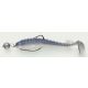 Swimy Cheburashka Galfion Fat Shad Rig Gummifisch K05 120mm - 10gr - Fertiges Rig - Cheburashka Blei - Vormontiert
