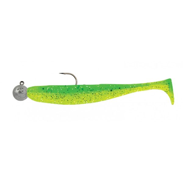 SWIMY Pompei Shad mit Jigkopf Gummifisch K014 75mm - 5gr - Ready Rig