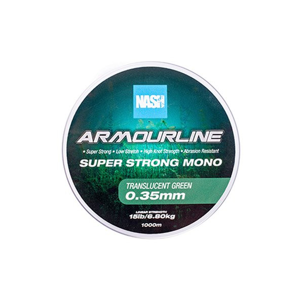 Nash Armourline Super Stark Mono Grün 0.35mm 1000m Monofile Hauptschnur