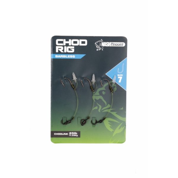Nash Chod Rig Size 4 Barbless Haken