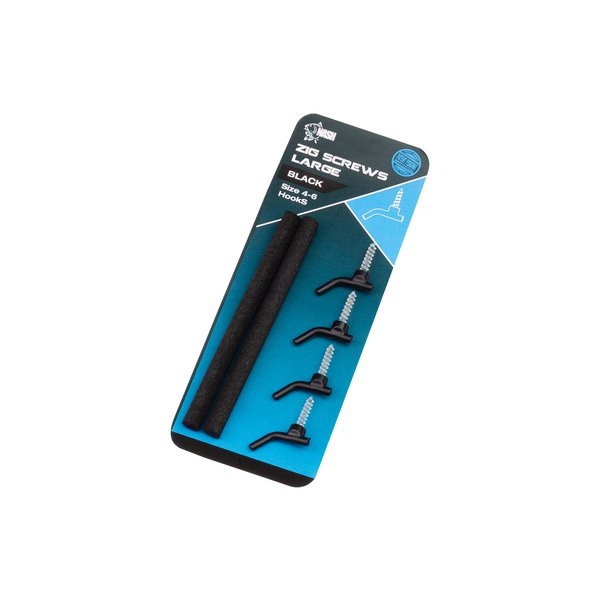 Nash Zig Screws Large Black Köderdorn