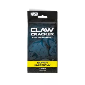   Nash Claw Cracker Bait Mesh Super Schmal 18mm Köderschutznetz Nachfüllung 7,5m