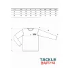 TackleBait Langarm-T-Shirt mit Logo, Weiß S