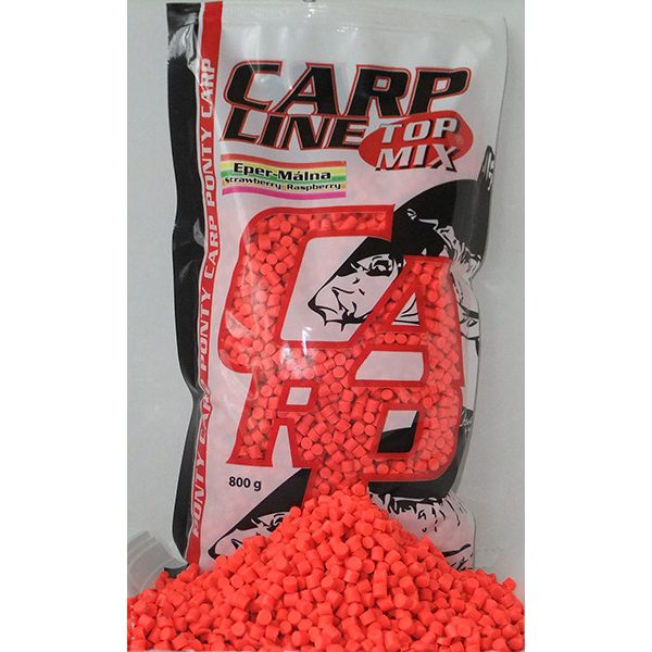 Top Mix Carp Line Erdbeer-Himbeer Fluoro Futterpellet 800gr