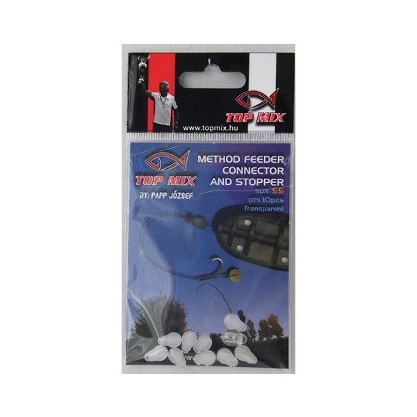 Top Mix Method Feeder Fluo Clear SS Schnellverschluss 10 Stück