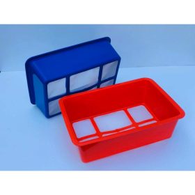   TOP-MIX Ködertablett aus Kunststoff mit Siebboden, 20x30x10cm