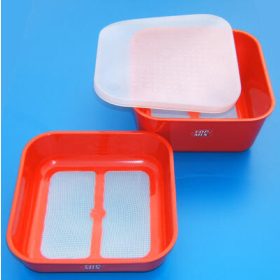 TOP MIX Köderbox, mit Siebboden, 1/2L