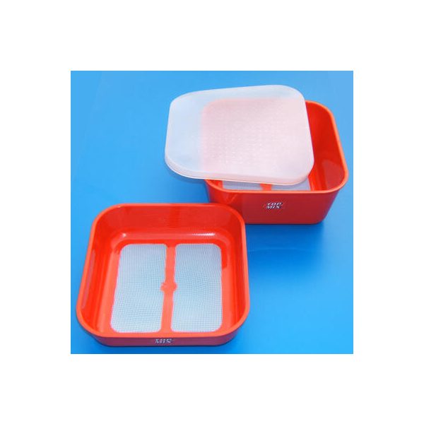 TOP MIX Köderbox, mit Siebboden, 1/2L