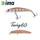 Ima Twing 60S 6cm 6,5gr 005 Pearl Yamame Trout Wobbler