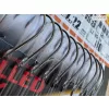 Sasame Koaji Marujiku 80cm 0,14mm 10 mit Plättchen, Widerhaken Vorgebundener Haken 10 Stk