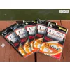 Sasame Chinu 80cm 0,18mm 6 Plättchen, Widerhaken-Vorgebundener Haken 10Stk