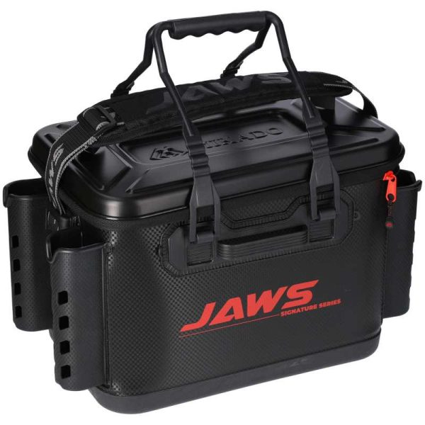 Mikado Jaws EVA Spinnfischertasche mit Rutenhalter 36x23x25cm