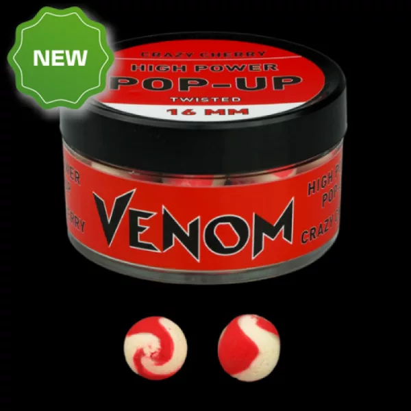 Feedermánia Venom High Power Pop-Up 16mm Crazy Cherry Futter Boilie